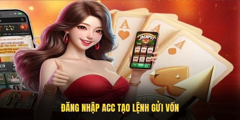 Đăng nhập acc tạo lệnh gửi vốn