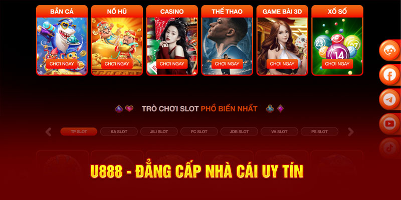 U888 - Đẳng cấp nhà cái uy tín